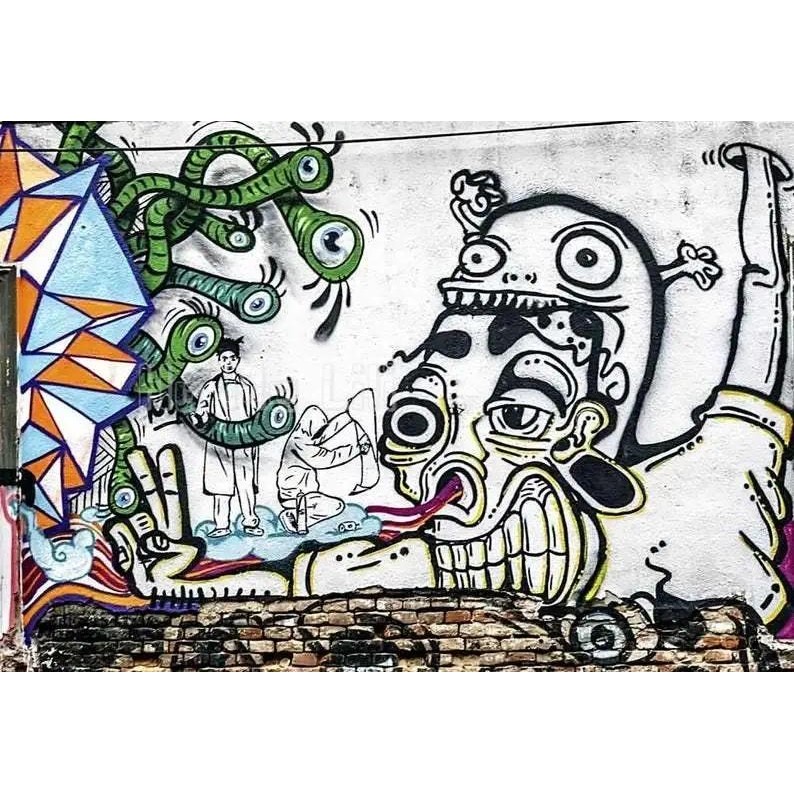 

Color Scrawl Oil Painting Mural Home Decoration