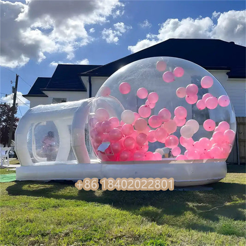 Commercial jumping bouncer bubble house inflatable balloons bubble house