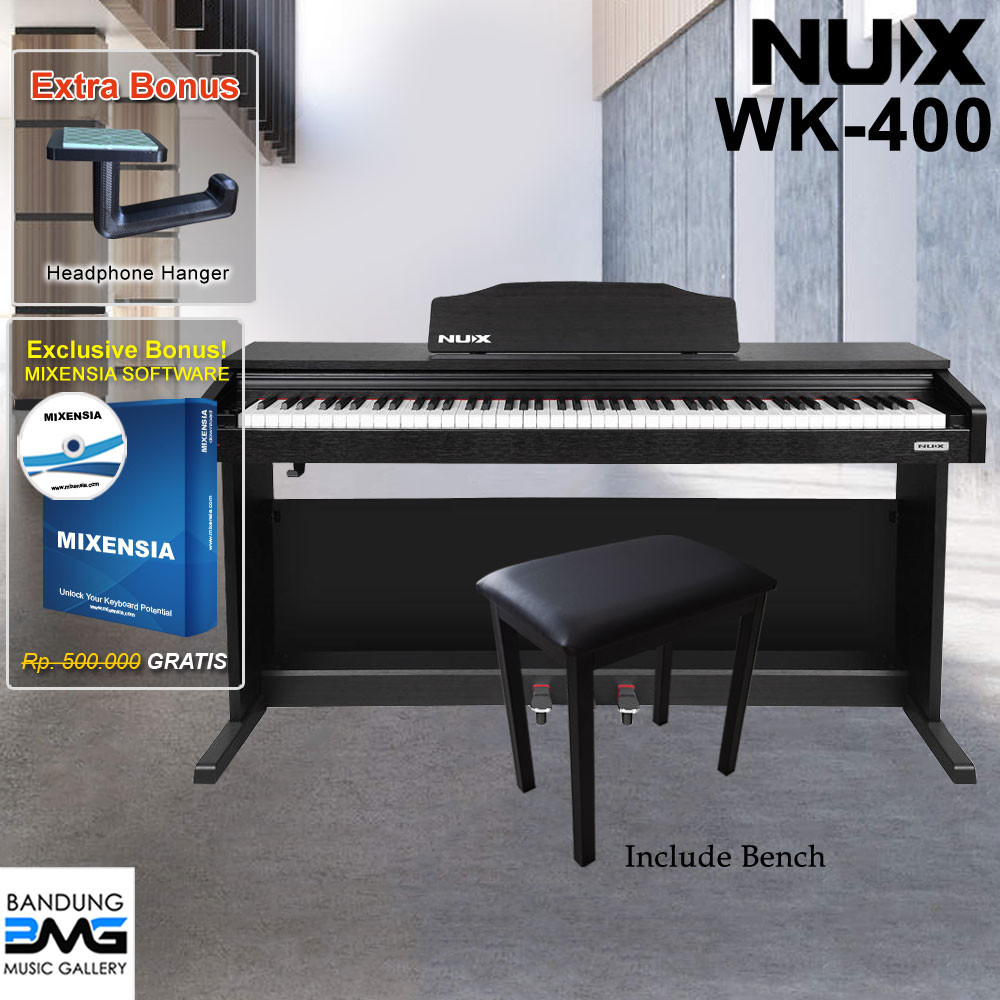 NUX WK 400 Digital Piano / WK400 / WK-400 Garansi Resmi