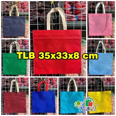 

35x33x8 cm Tas Lipat Bawah Spunbond Goodie Bag