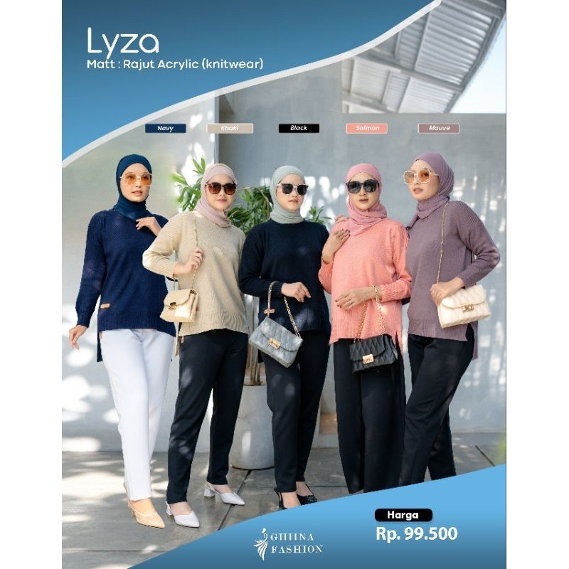 LYZA SWEATER by GHIINA FASHION   BISA COD  SWEATER GHIINA OFFICIAL  BTS STORE