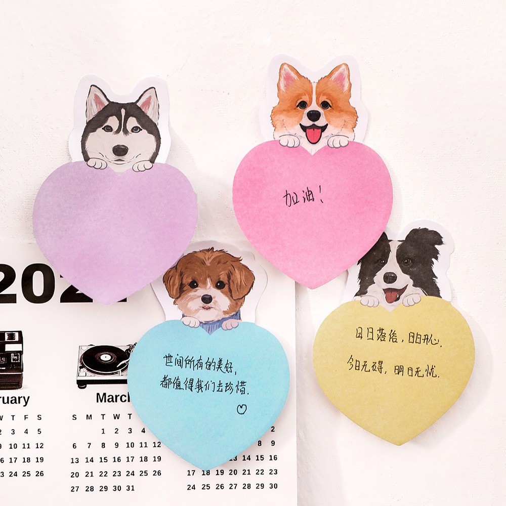 

-SS- MEMO TEMPEL KARAKTER / STICKY NOTES CHARACTER HEART SERIES / STICKY NOTES LOVE KITTEN / POST-IT HEART