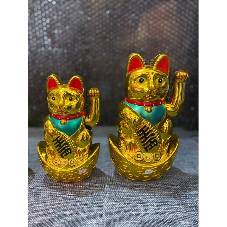 Hiasan Kucing Hoki Rejeki Tangan Bergerak Murah, Dekorasi - Small