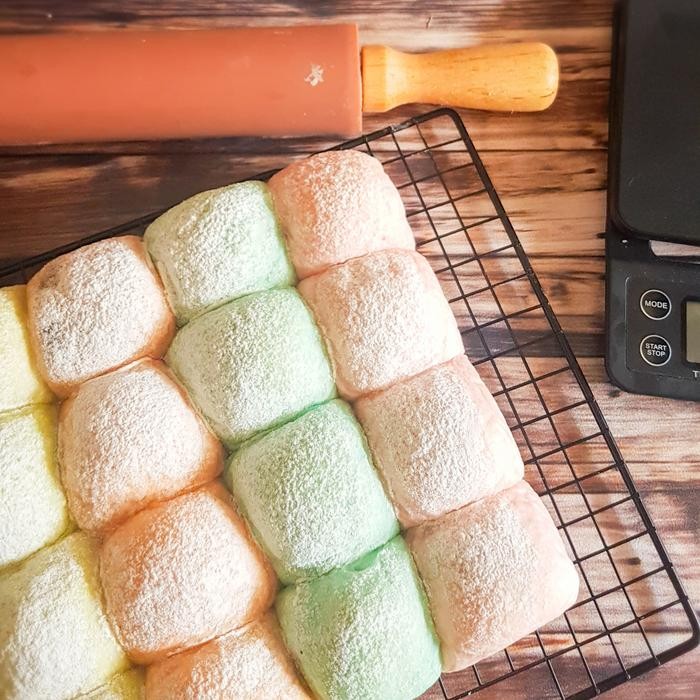 

Japanese Milk Bread Bun Roti Sobek Lembut Jepang Rasa coklat