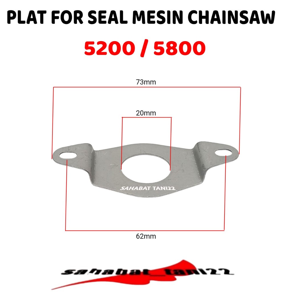 Plat Oil Seal Chainsaw Simso Senso Mini 5200 550 5800 Plate For Oil Seal Chaninsaw Plat Seal Oli Cha