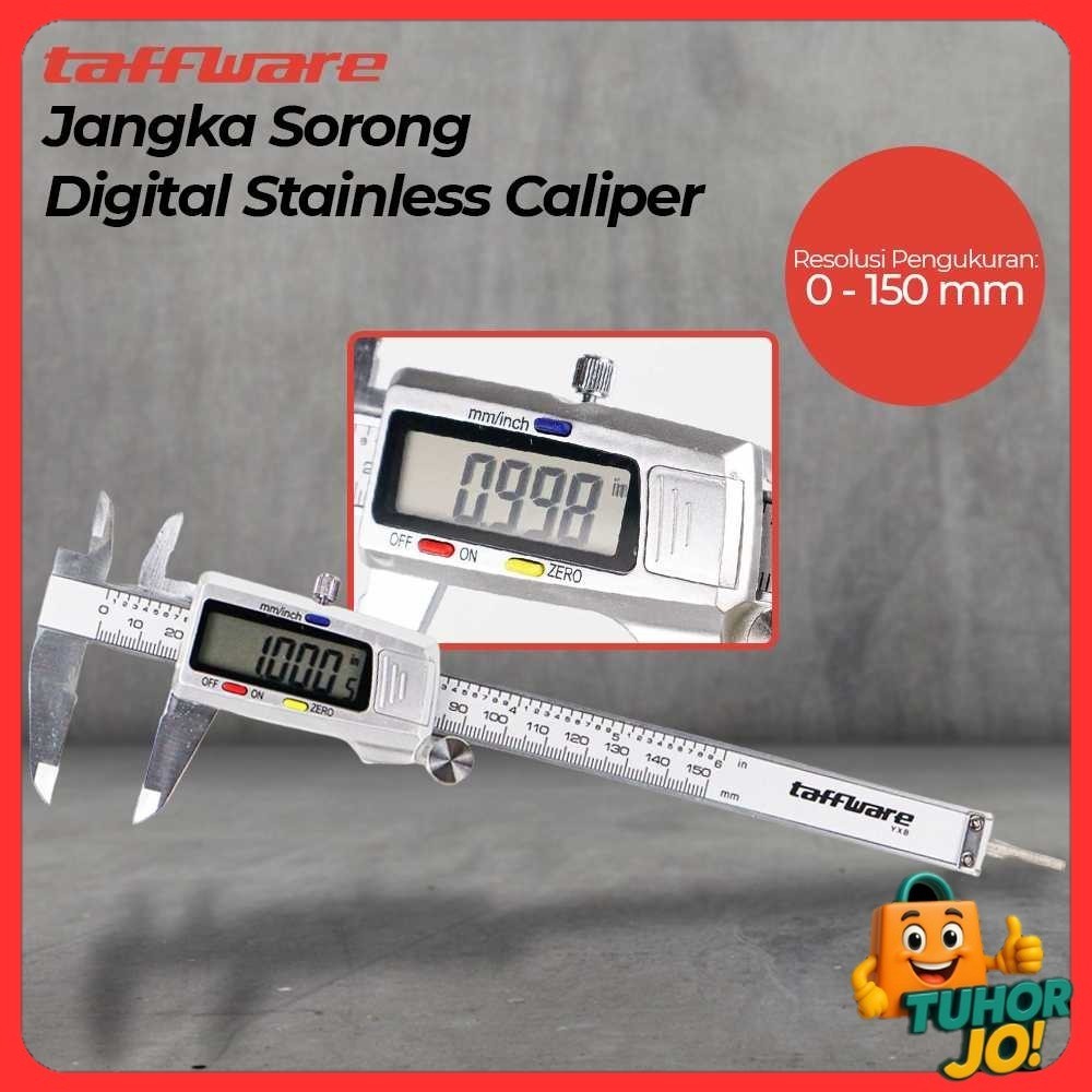 

Taffware Jangka Sorong Kaliper Sigmat Digital Stainless Steel 150mm - YXB