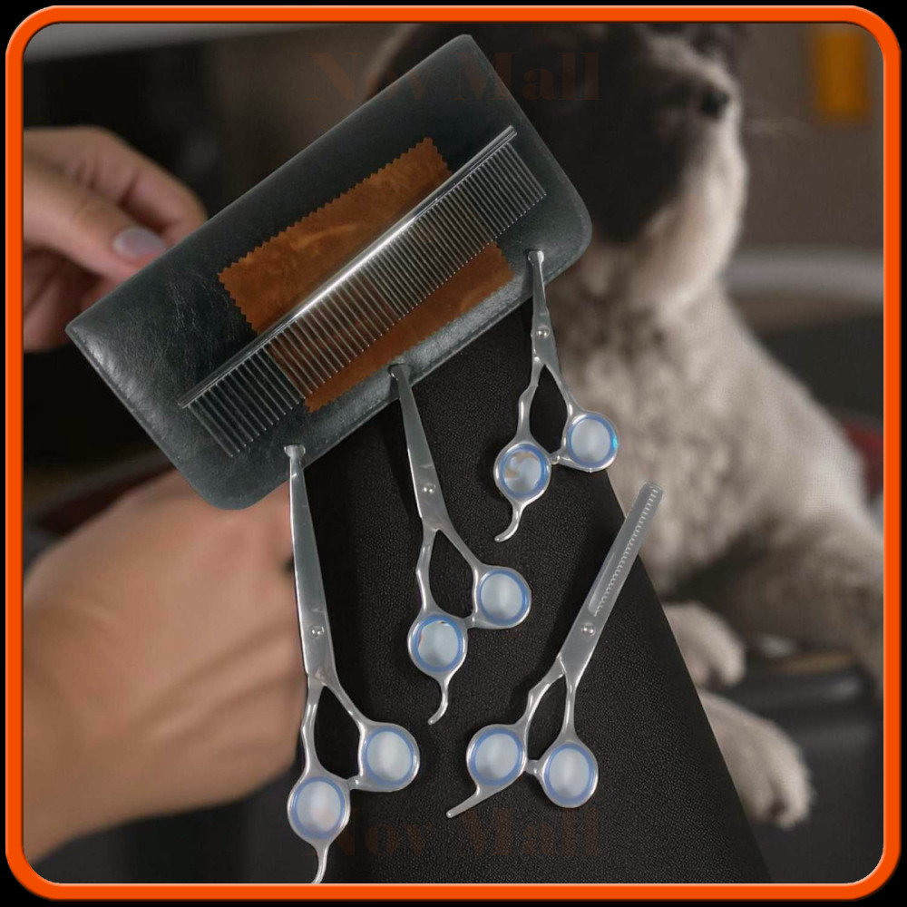 

Set Gunting Grooming Perawatan Bulu Anjing 7in1 PT597