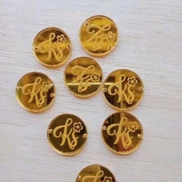 

Paling Murah Label Logo Akrilik Hijab Bulat size 2 cm