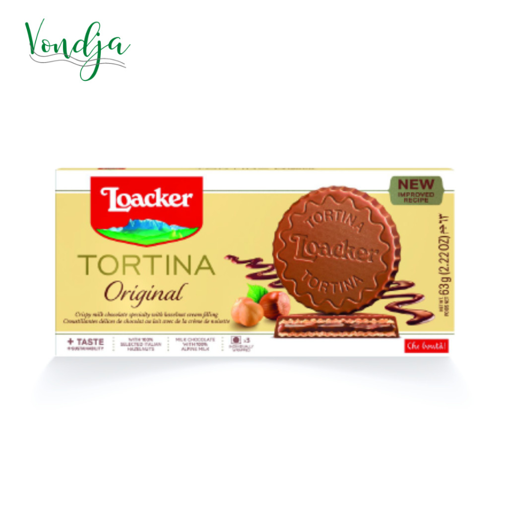 

Loacker Tortina Original Snack Import 63 gram