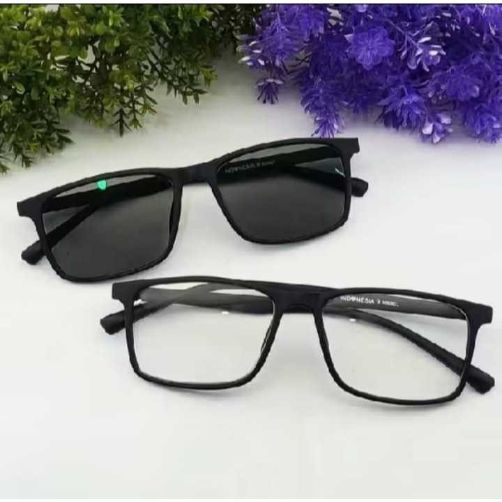 COD Kacamata Photocromic Minus 0.25 sampai Minus -6.00 Antiradiasi Blueray UV400 Unisex Pria dan Wan