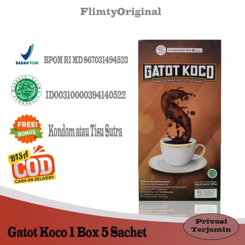

PRODUK TERBARU Kopi Gatot Koco by Dokter Richard Lee 1 Box 5 Sachet