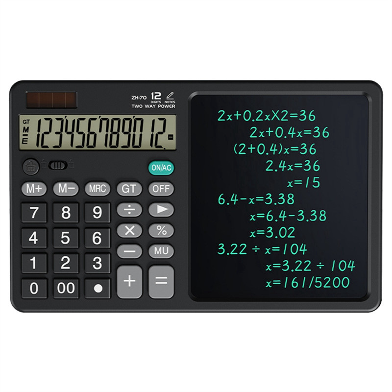 

X49A-ZH70 Handwriting Tablet Desktop Calculator Financial Accounting Calculator Office Writing Draft Memo Handwriting Tablet Dur