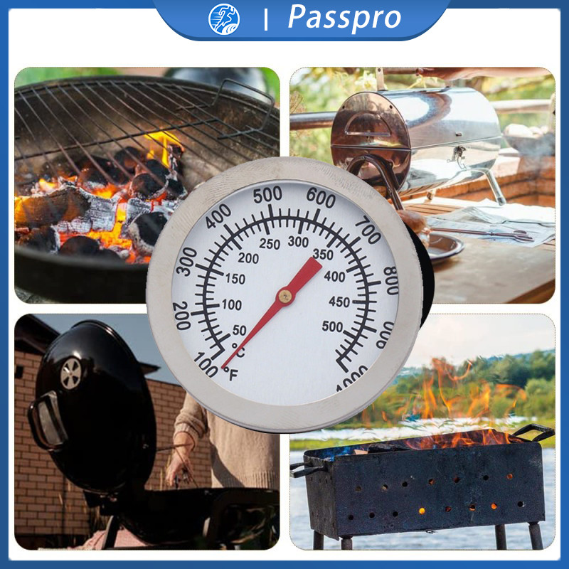 Stainless Oven Thermometer Bimetal Termometer Oven Termometer Daging Bbq Meat Temperature Food Tempe