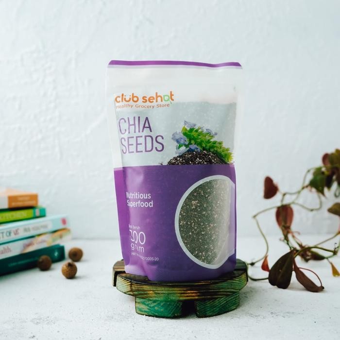 

[TERLARIS] Club Sehat - Organic Black Chia Seeds 300Gr[TERLARIS ]
