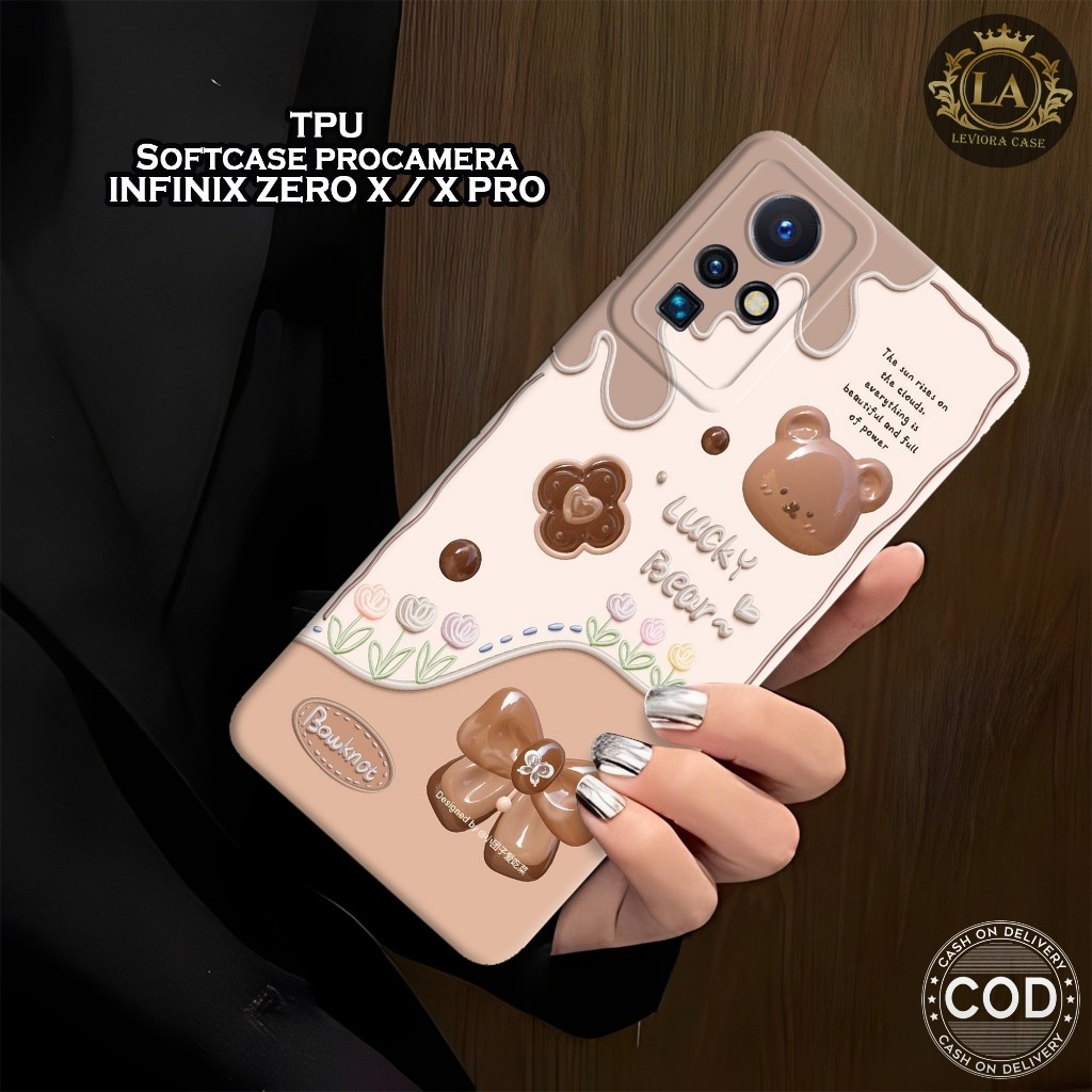 Case Infinix Zero X / X Pro - Leviora Case - Fashion Case  Bear - Softcase Infinix Zero X / X Pro- C