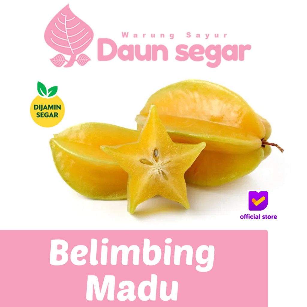 

Belimbing Madu Super Manis 1kg Segar & Pilihan Premium - Daun segar