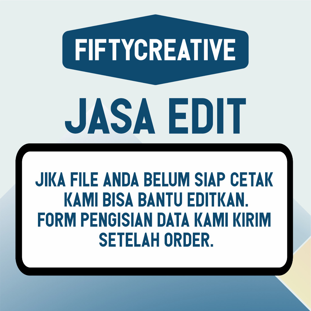 

Jasa Edit Kartu Toko FiftyCreative Form Pengisian Kami Kirim Setelah order