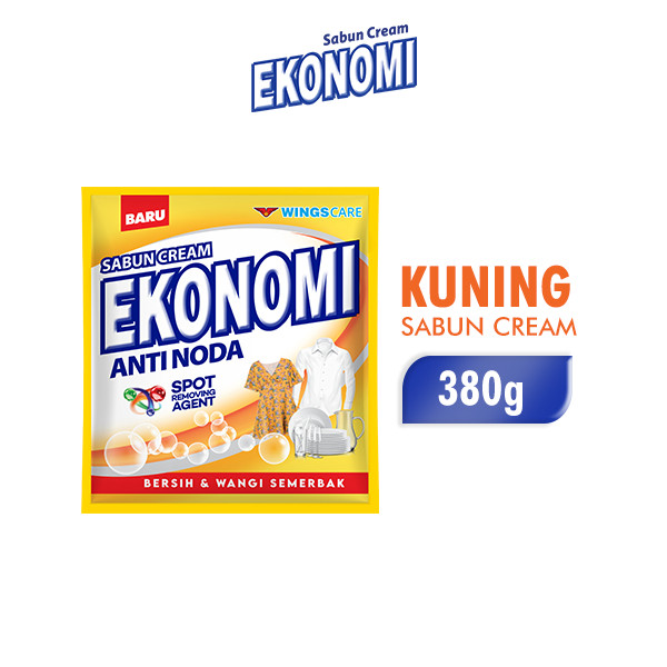 

Ekonomi Cream Deterjen Kuning 380 gr