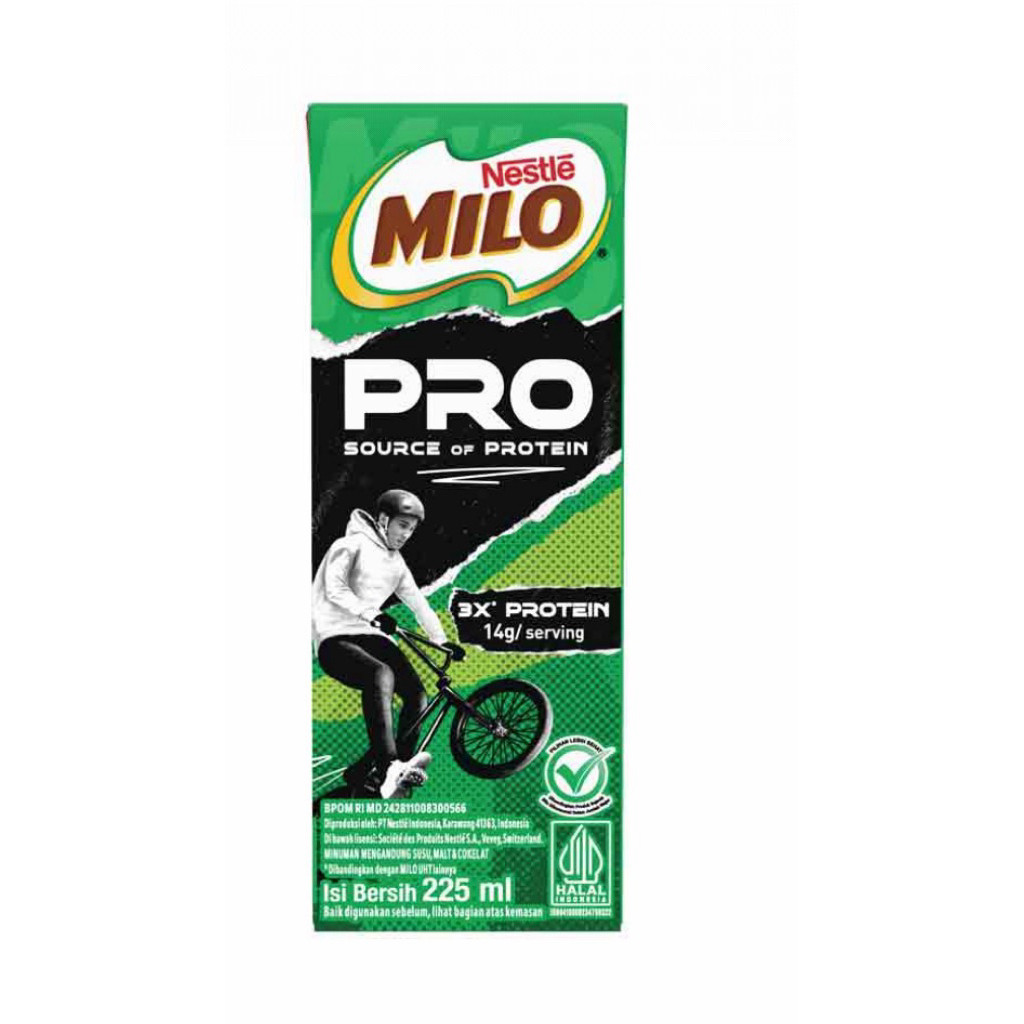 

Milo PRO UHT 225ml 3x protein