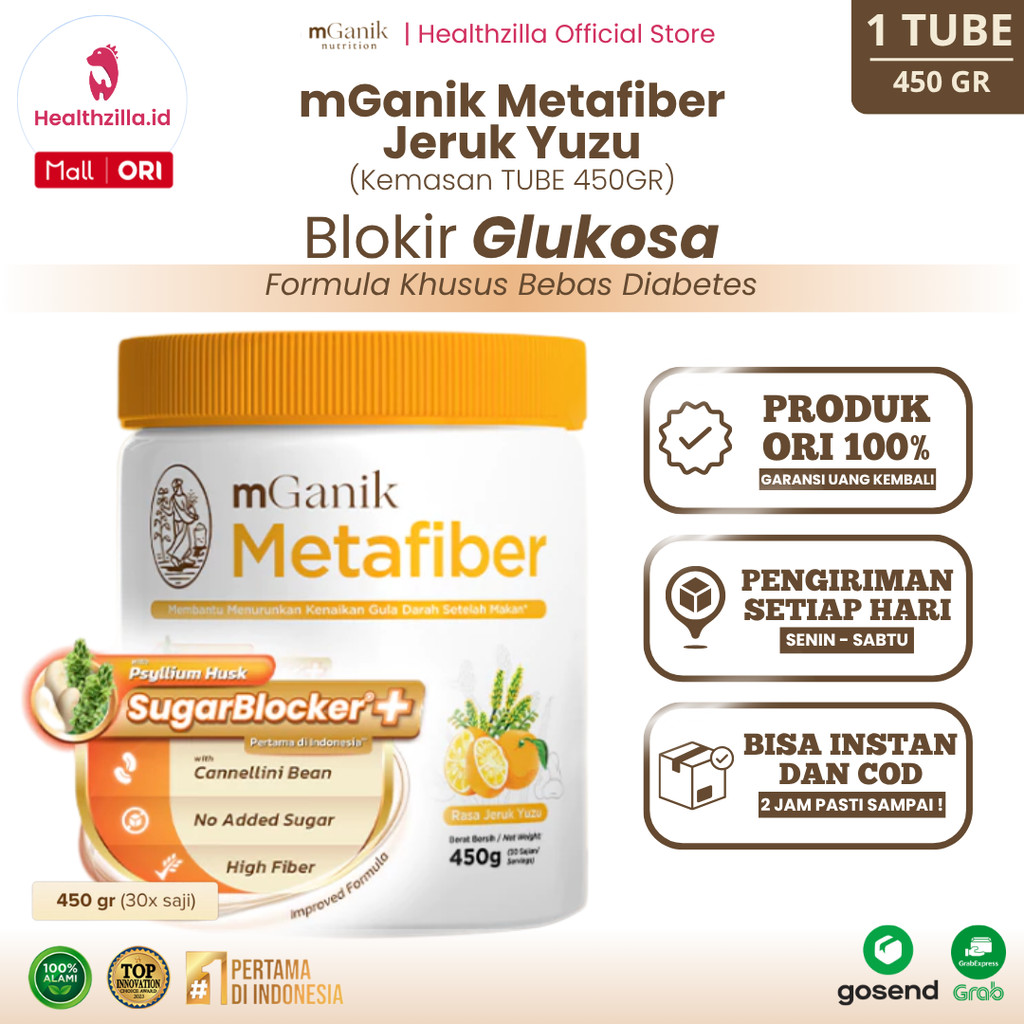 

[BEST SELLER] mGanik Metafiber Yuzu 1 Tube