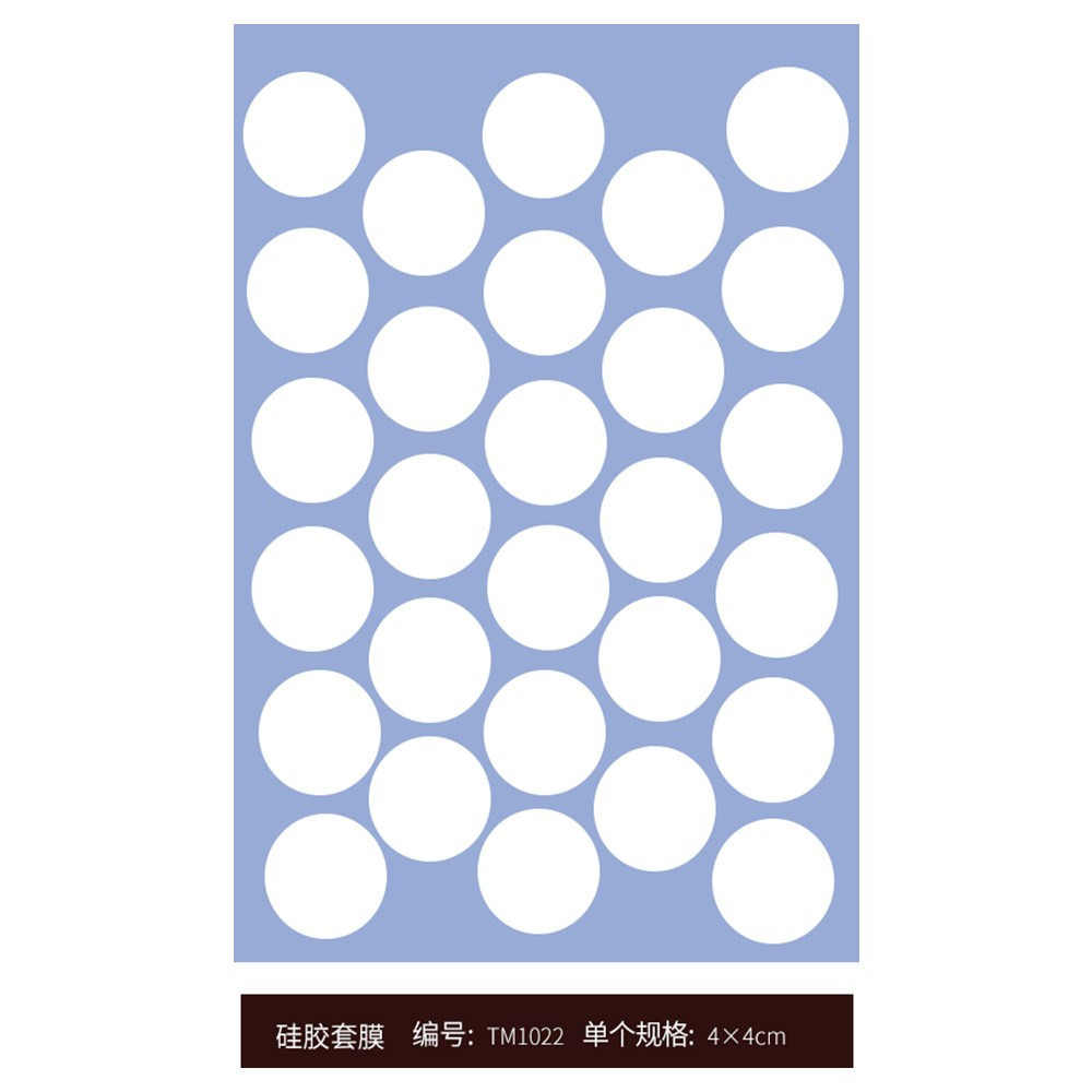 

1 piece Silicone Chocolate Mold Transfer Circule A4 Size Thickness 2mm Round Chocolate Molds Accept Custom