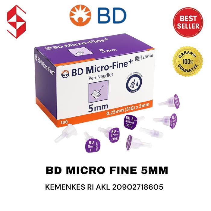 

BD MICRO FINE 31G X 5 mm / 5 pcs
