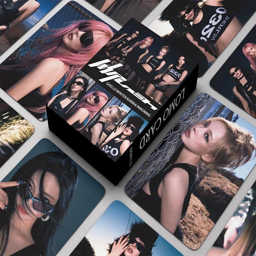 

55Pcs Kpop New Album Lomo Cards HD Photocards Girls Photo Card For Collection Fans Gift