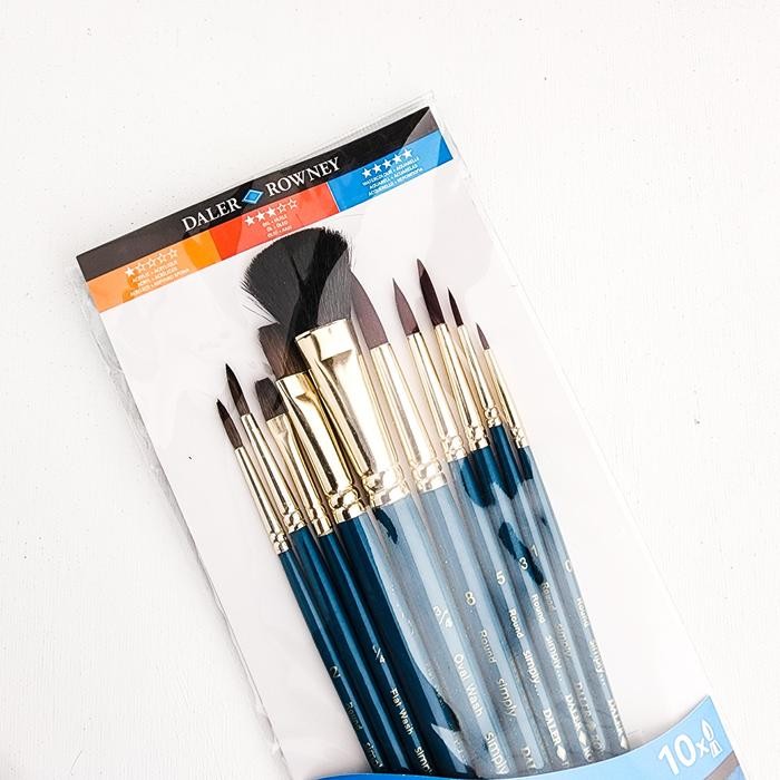 

Kuas Daler Rowney Natural Sable Paint Brush Set - 401 Nat Sable