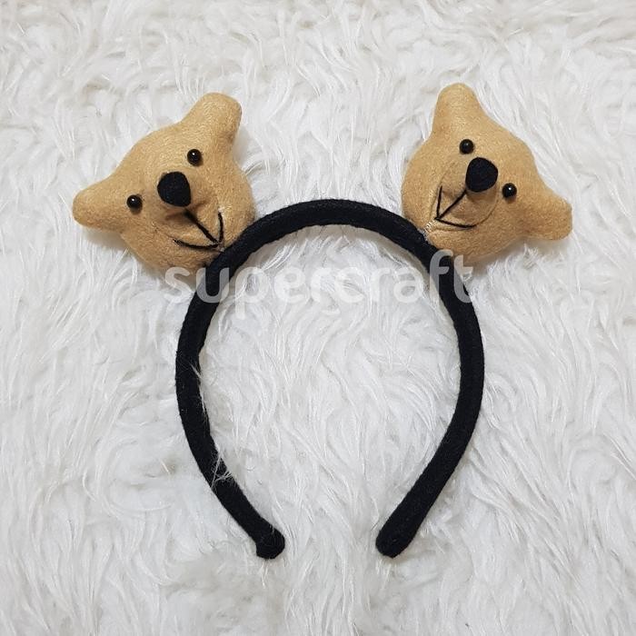 Bando Beruang Korea Bando Korea Motif Teddy Bear Bando Teddy Bear