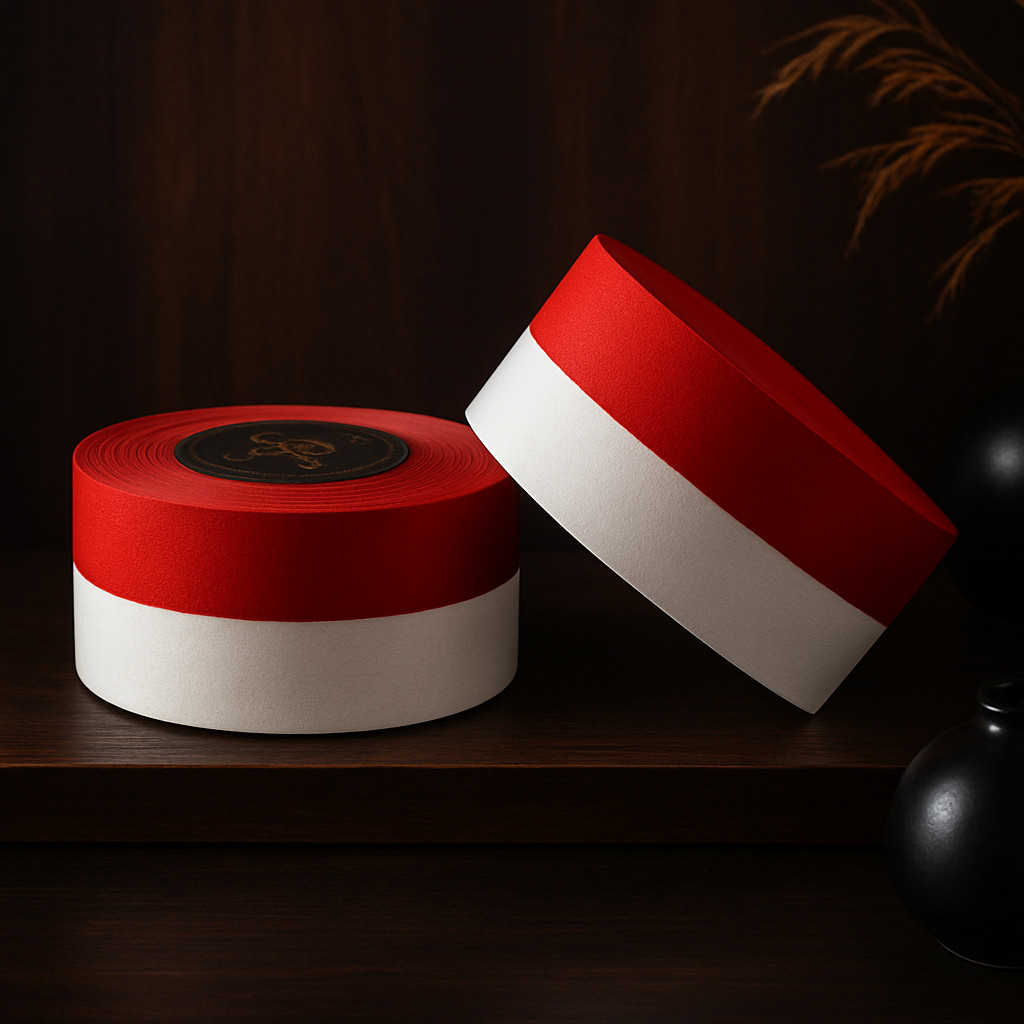 

SFO - Pita Merah Putih Satin 1 1/2 Inch - 4cm