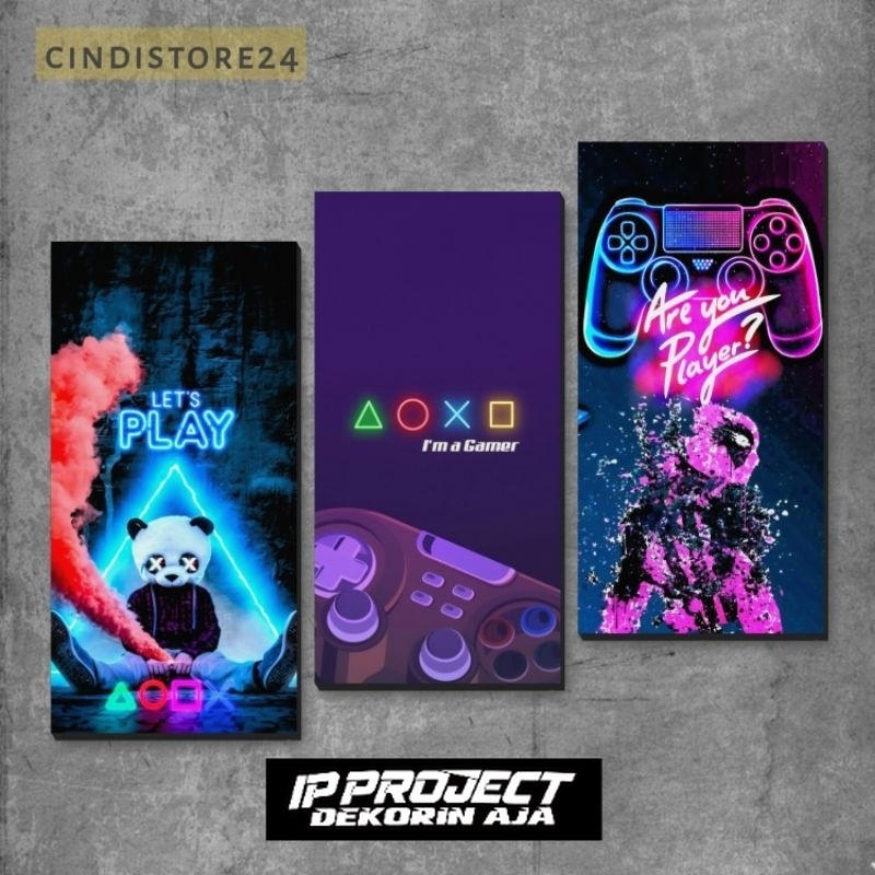 Hiasan dinding kamar aesthetic Poster dinding gaming Game Pajangan