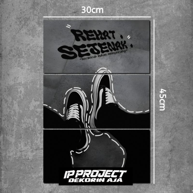 Poster dinding motivasi Hiasan kamar aesthetic 1 set - Pajangan