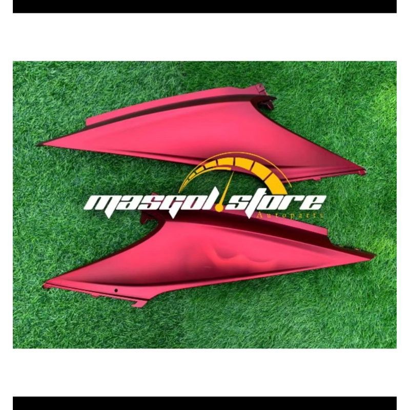 COVER BODY KIRI KANAN BEAT KARBU MERAH DOFF 2008-2012 CUSTOM REQUEST WARNA - COVER BODY BELAKANG BEA