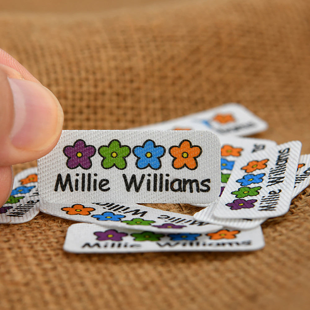 

Custom Cotton Labels 38x15mm, 96pcs/Pack - Iron On & Sew On Name/Tag for Handmade, Clothing, DIY Crafts