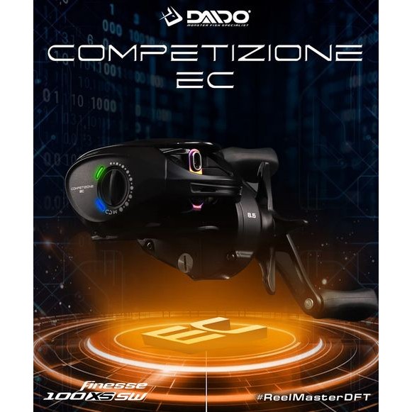 Reel Baitcasting Daido Competizione EC Finesse 100XS SW