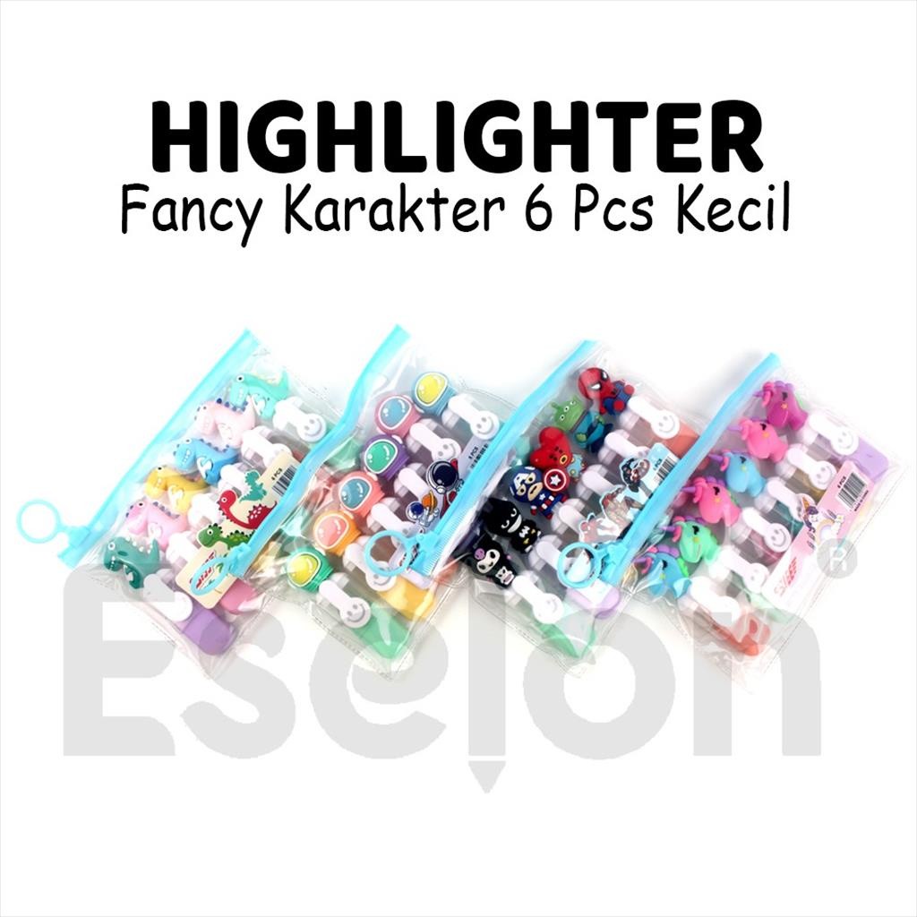 

♚1pak isi 6pcs Stabillo Karakter / 6pcs Warna Pastel Highlighter♚