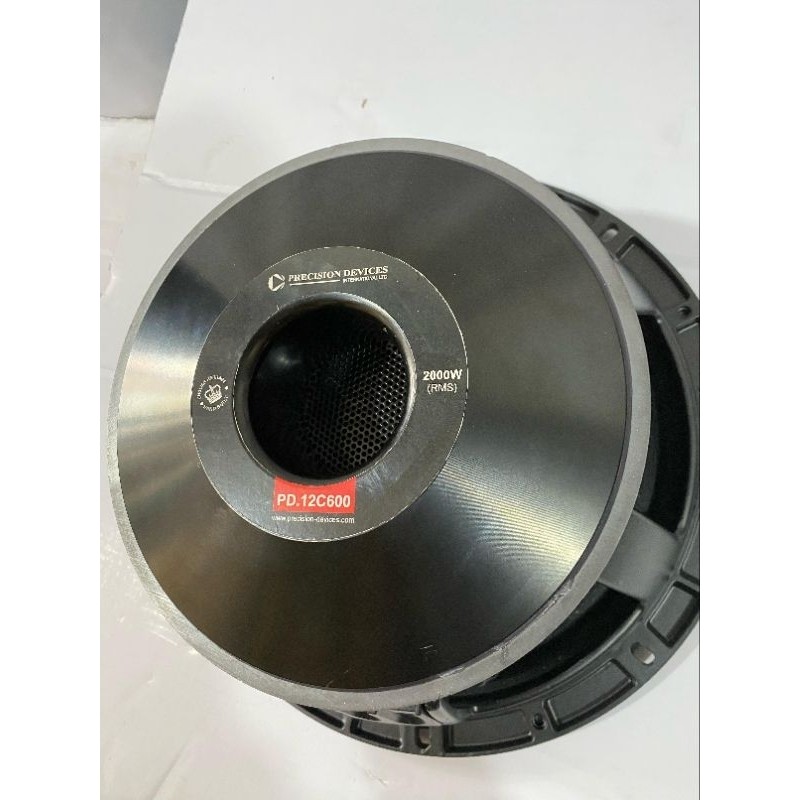 speaker 12 inch precision devices pd 12c600 & pd 12c500 original daun berotot grade A