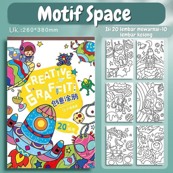 

Sale Buku Gambar Lukis Mewarnai Anak Sketchbook A4 BG0002 BG0003 - Space BG0002A Tbk