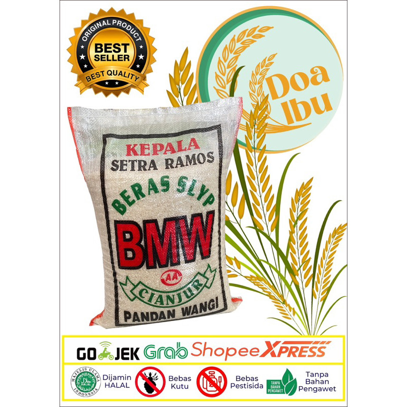 

beras bmw cianjur,5kg 10kg 20kg terlaris