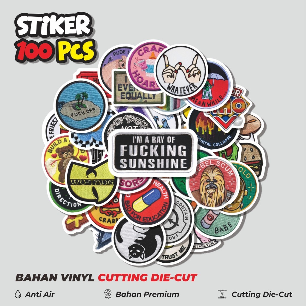 

Terbaru! 50 pcs Stiker Patch V3 Dekorasi Lucu Kreatif untuk Notebook, Skateboard, HP