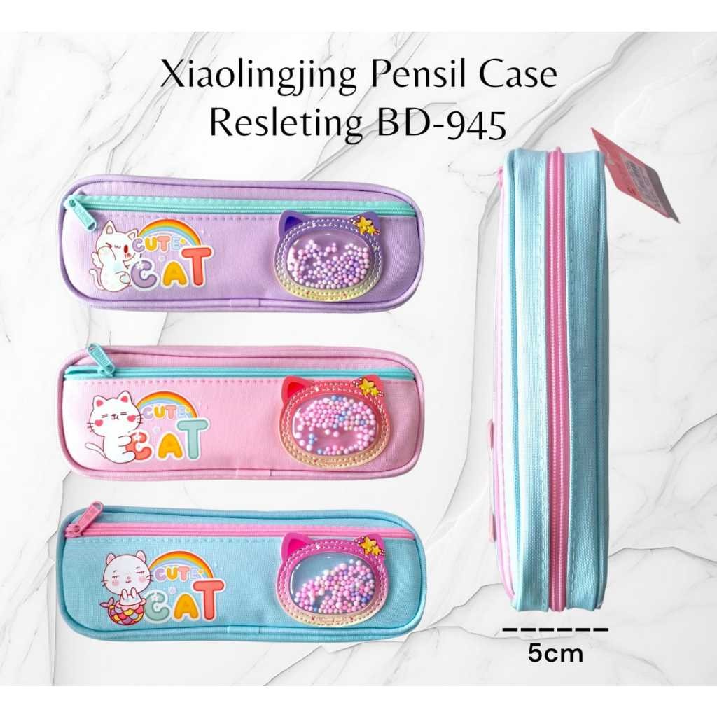

[SDW] pekanbaru/TempatPensil Anak Xiolingjing /Pensil case Resleting Mika