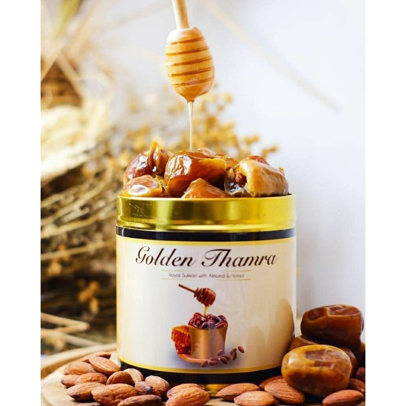 

Kurma almond & madu golden thamra