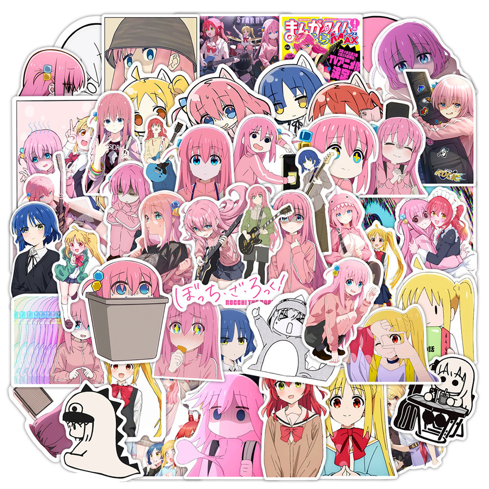 

10/30/50pcs BOCCHI THE ROCK! Stickers Anime Kawaii Gotoh Hitori Sticker DIY Notebook Laptop Suitcase Cute Cartoon Kid Decals Toy
