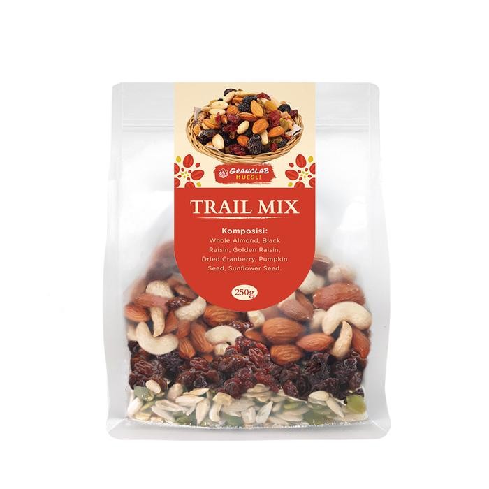 

Trail Mix 250 gr - Granolab Muesli | Fruit, Nut and Seed - TrailMix 250gr