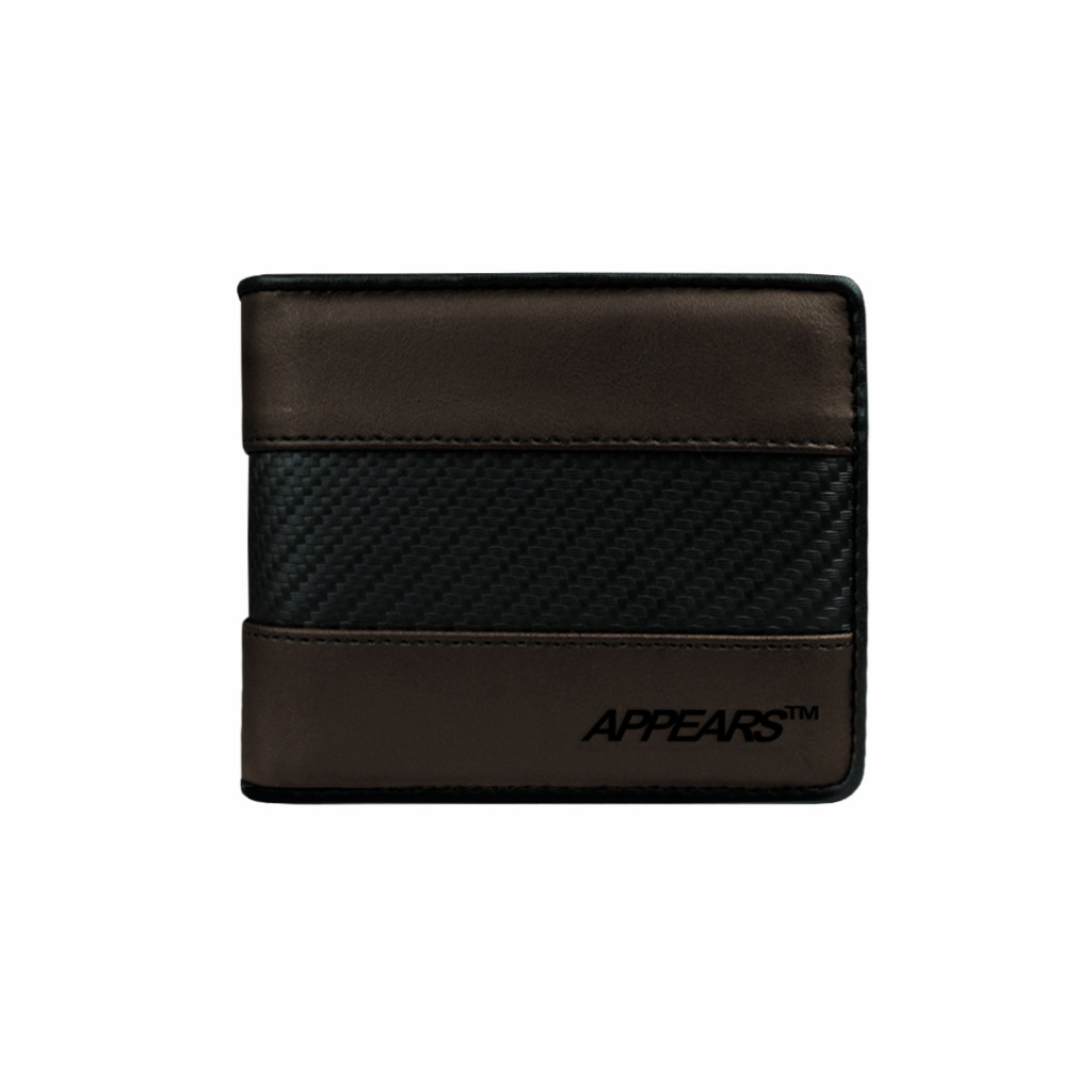 Appearstm -  (Brownzium Carbon) | Wallet | Dompet | Dompet Lipat | Dompet Pria Wanita
