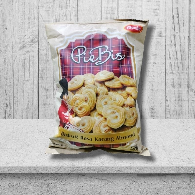 

MONDE PIE BIS/biskuit rasa kacang almond 190gr - BON
