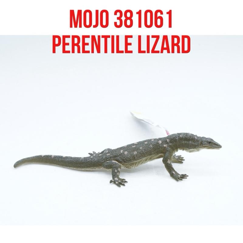 MOJO 387061 Perentile Lizard Kadal Biawak Perentie Varanus giganteus Mainan Binatang Miniature Hewan