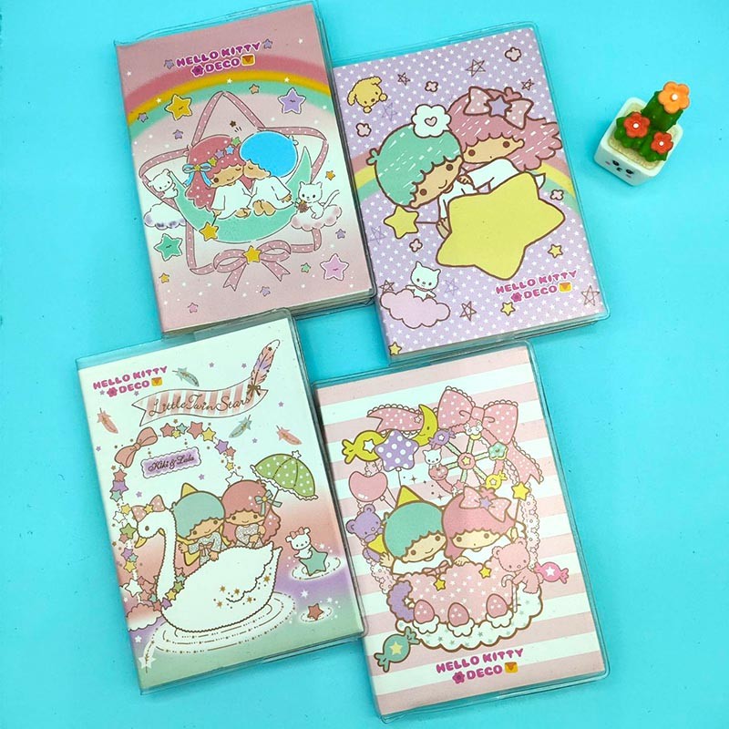 

4pcs/lot Sanrio Little Twin Star Memo Pad Sticky Note Cute N Times Stationery Label Notepad Post Office School Supplies