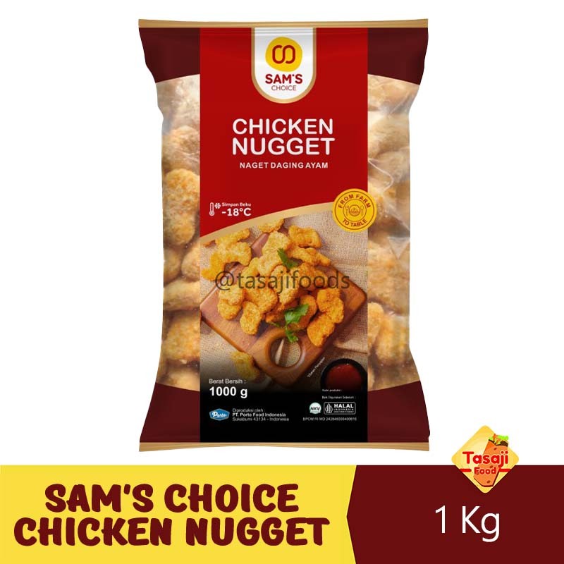 

Sam's Choice Chicken Nugget 1kg Naget Ayam Grosir