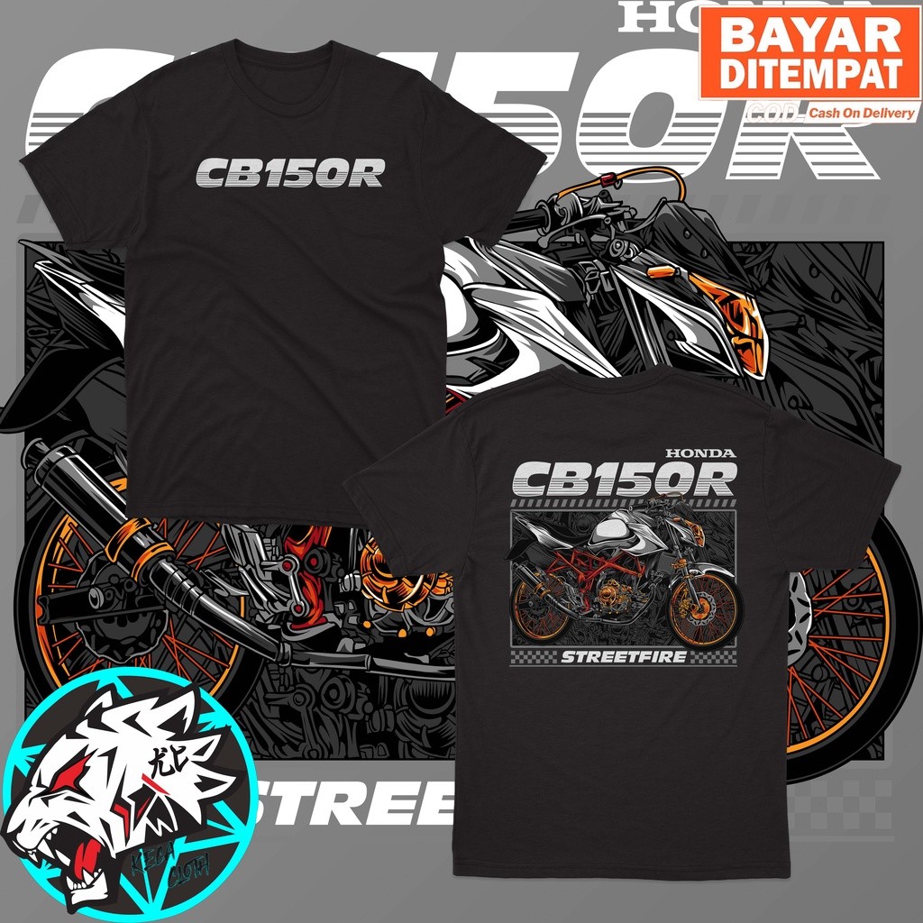 KAOS BAJU HONDA CB 150R JARI JARI BIG SIZE JUMBO KAOS CB 150R PRIA WANITA